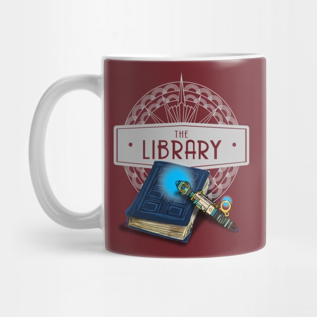 THE LIBRARY SMALLER VERSION by KARMADESIGNER T-SHIRT SHOP